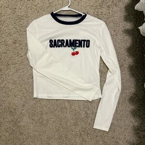 Edikted Embroidered White Long Sleeve